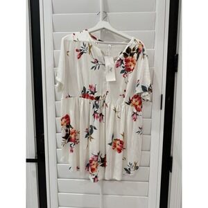 Shijiali Women's Floral Short Size‎ 2XL new with tags.